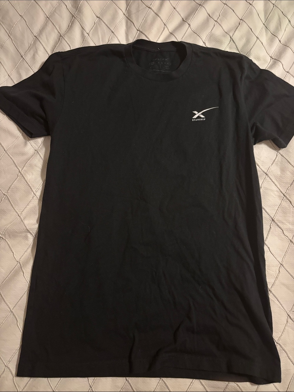 SpaceX Men's Black Starship Tee